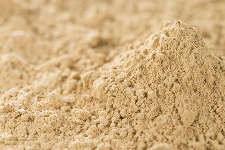Heap of Ginger Powder (detailed close-up shot)の写真素材