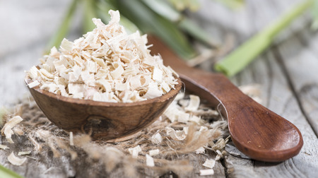 Portion of dried Lemon Glass (close-up shot)の写真素材