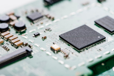 PCB (Printed Circuit Board) with different components