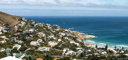 Beautiful shot of Camps Bay (Cape Town) in South Africaの写真素材