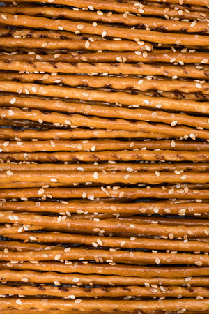 Sesame Sticks macro shot for use as background image or as texture