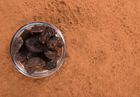 Cola Nut Powder for use as background image or as textureの写真素材