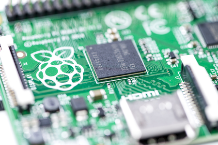 Raspberry Pi (close-up shot as image for editorial use) Raspberry Pi (close-up shot as image for editorial use)