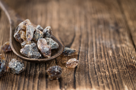 Brown Rock Candy (detailed close-up shot; selective focus)の写真素材