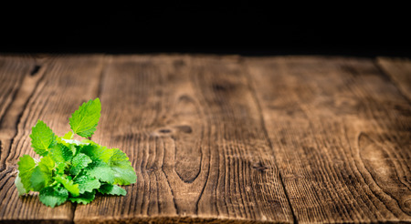 Balm on a vintage background as detailed close-up shot (selective focus)の写真素材