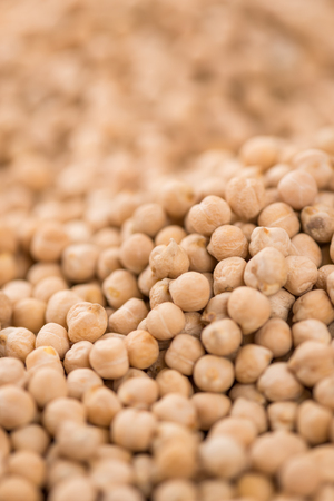 Portion of fresh Chickpeas  close-up shot; selective focusの写真素材