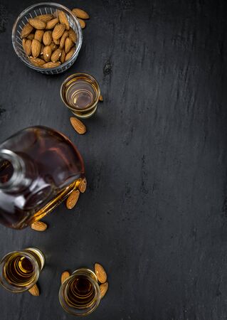 Some Amaretto (close-up shot; selective focus)の写真素材