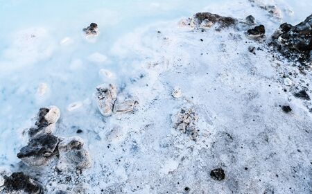 Iceland Blue  thermal water (detailed close-up shot)