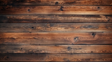 The background consists of rustic wooden planks with a textured finish. - image generated with Generative AIの素材