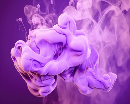 The illustration is a modern, abstract background with ink effects. Image generated with Generative AIの素材