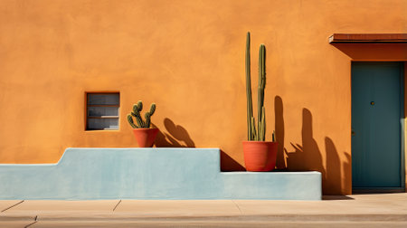 A house in the desert - Generative AIの素材