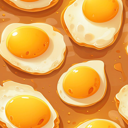 Sunny Side Up Eggs - Generative AIの素材