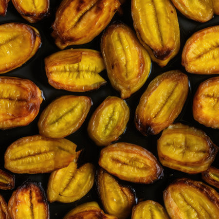 Plantains as seamless tiles - Generative AIの素材
