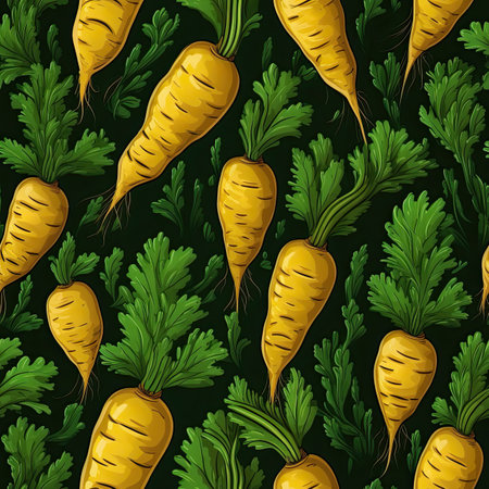 Parsnips as seamless tiles - Generative AIの素材