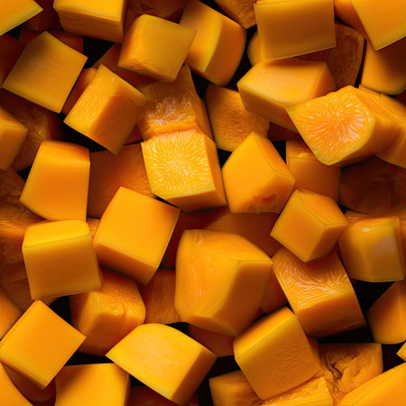 Squash as seamless tiles - Generative AIの素材