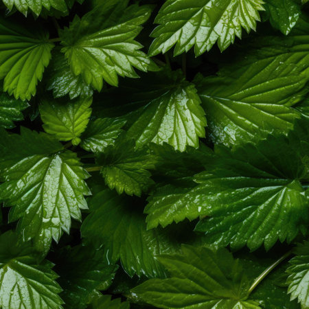 Nettles as seamless tiles - Generative AIの素材