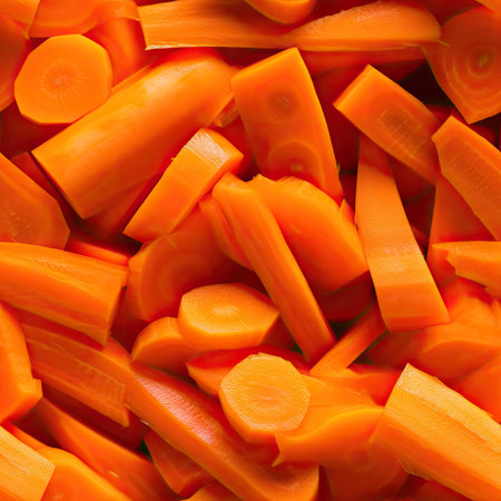 Carrots as seamless tiles - Generative AIの素材