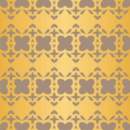 Art deco gold color pattern, rich, luxury vintage background, cover design for business cardのイラスト素材