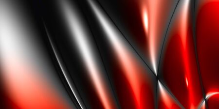 3D luxury black, silver and red business cover design, metal beauty, silver effect, 3D rendering, 3D illustrationの写真素材