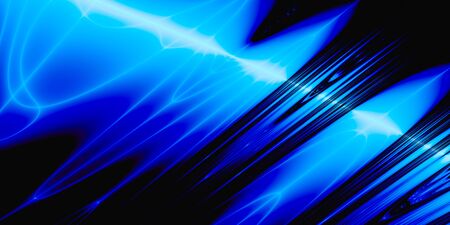 Beauty blue modern art concept, 3D rendering, 3D illustration, futuristic contemporary business...