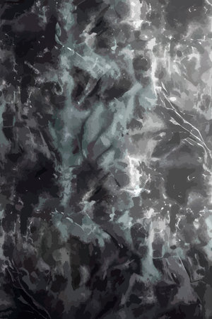 Luxury elegant dark and white background vector illustration with vintage grunge texture and dark gray charcoal color paint, black stone wall, business bannerのイラスト素材