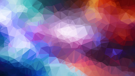 Low poly abstract colorful background, trendy, geometric, cyber polygonal wallpaper, triangle style...