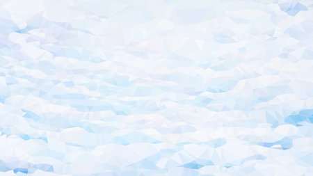 Vector Low poly abstract white and light blue background, trendy white sky cover, geometric, business luxury polygonal wallpaper, triangle modern style posterのイラスト素材
