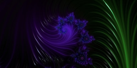 Fractal swirl, vortex, spiral Luxury, rich business background, colorful technologic and futuristic modern wallpaper, 3D rendering, 3D illustrationの写真素材