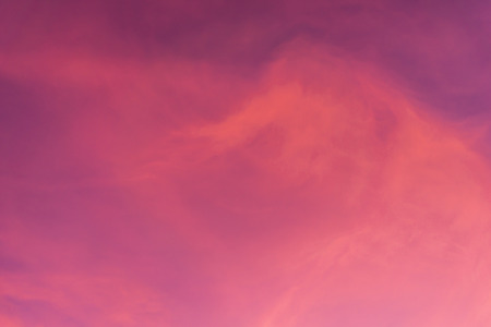 Background of Cirrus Clouds Twilight Time Duskの写真素材