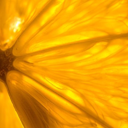 Macro texture fresh fruit lemon yellow abstract background