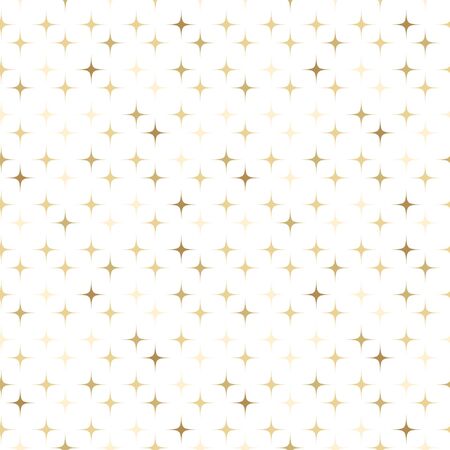 Gold star sparkle seamless pattern on white background stardust wallpaperのイラスト素材