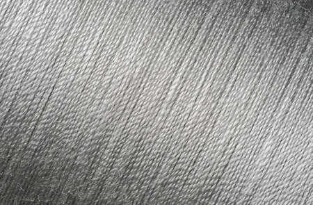 Close up picture of silver thread texture, diagonal line background imangeの写真素材
