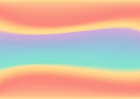 Abstract gradient background multicolor orange, yellow and blue vector illustration fluid graphic templateのイラスト素材