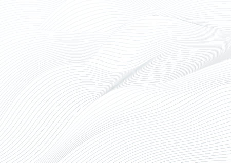 Abstract wave background, black line on white background Illustration, future technology concept template for backdrop, website banner, presentation slide, posterのイラスト素材