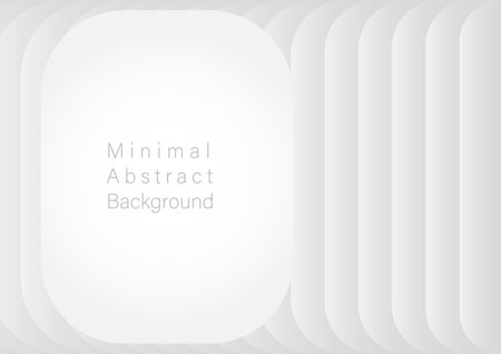 Abstract geometric background, grey and white gradient, multi layer rectangular shape, vector background illustration template for website, banner, poster, backdropのイラスト素材