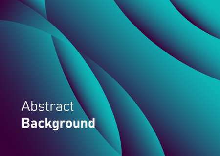 Abstract gradient background, dark green gradient color and curve line, vector background illustration template for website, banner, poster, backdropのイラスト素材