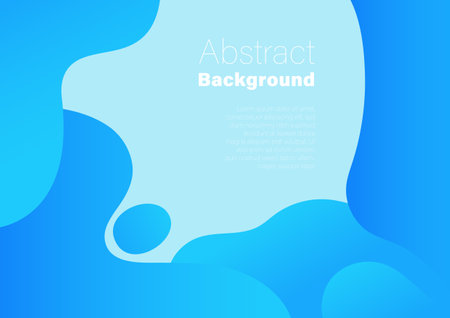 Abstract fluid gradient background, blue gradient color, multi layer vector background illustration template for website, banner, poster, backdropのイラスト素材