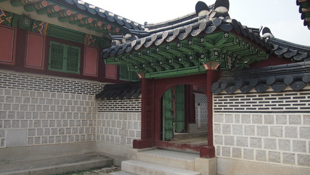 Ancient gate from Koreaのeditorial素材