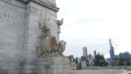 Beautiful statue from  Botanical garden in Melbourneのeditorial素材