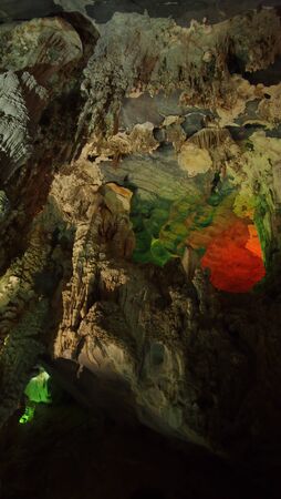 Chamber inside Phong Nha Caveの写真素材