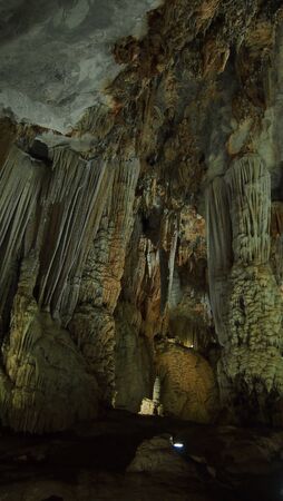 Chamber inside Phong Nha Caveの写真素材