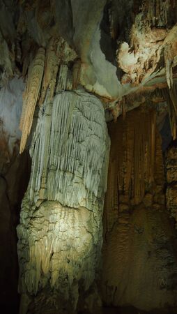 Chamber inside Phong Nha Caveの写真素材