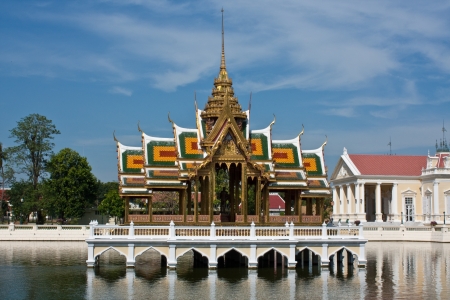 A main Bang Pa-in palace near in Bangkok Thailand, Ayutthaya provinceのeditorial素材