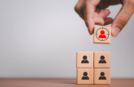 Businessman in selecting new employees and experts Ideas for selecting and managing personnel within the team, terminating and hiring people to work. Human resource managementの写真素材