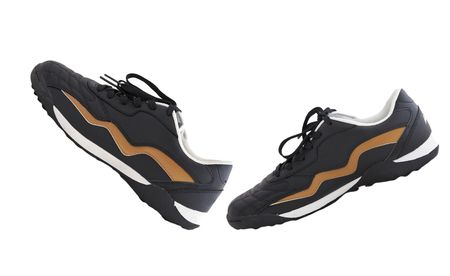 walking shoes isolated on white background.の写真素材