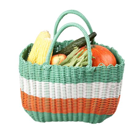 vegetable in a basketの写真素材
