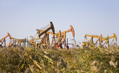 oil wellの写真素材