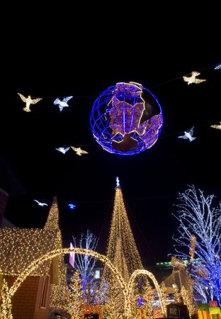 holiday night の写真素材