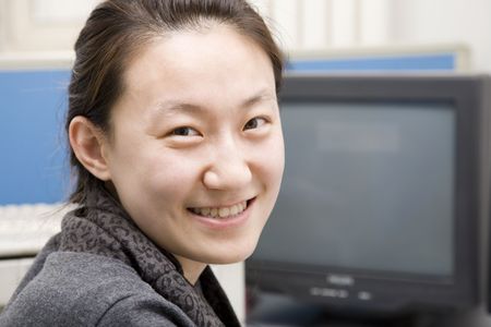 business woman portraitの写真素材