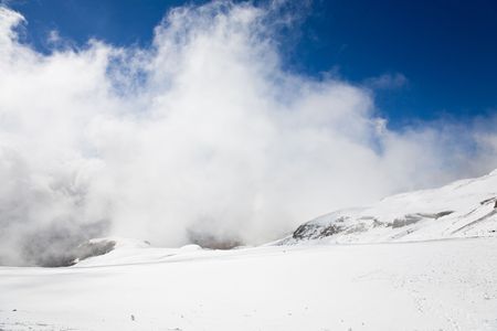snowstormの写真素材